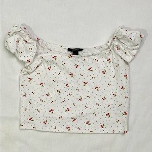 Forever 21 Cherry Crop Top
